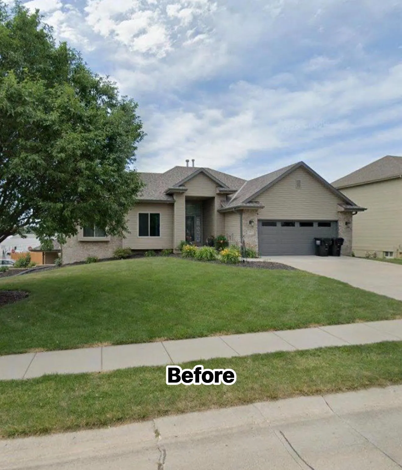 Original property condition before restoration